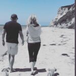 Leeza Gibbons Instagram - Just a couple of friends and their dogs walking towards whatever is next . It's @jmcgilldallas birthday today. We've shared a lot of birthdays and celebrations; career highs and lows. We've said goodbye to dying parents and hello to children being born. A lot of life and laughs, tears and fears---so far. Happy birthday my dear friend. Thanks for walking with me- I'm in it for the long haul (until one of us needs a walker. Then we may have to adjust these beach walks) #friendsforever #birthdayhugs