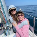 Leeza Gibbons Instagram - Hemingway said "A man is never lost at sea". What is it about the ocean that invites us to search for answers even without needing to find them? My husband arranges most of the trips and adventures in our life, I'm so glad he found this one to share with family. #sailing #wearefamily❤️ #ogunquit