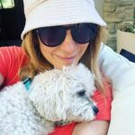 Leeza Gibbons Instagram - My emotional support animal and best friend tending to my mental health. #biggie #supportanimal #mentalhealth