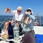 Leeza Gibbons Instagram - Hemingway said "A man is never lost at sea". What is it about the ocean that invites us to search for answers even without needing to find them? My husband arranges most of the trips and adventures in our life, I'm so glad he found this one to share with family. #sailing #wearefamily❤️ #ogunquit