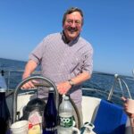Leeza Gibbons Instagram - Hemingway said "A man is never lost at sea". What is it about the ocean that invites us to search for answers even without needing to find them? My husband arranges most of the trips and adventures in our life, I'm so glad he found this one to share with family. #sailing #wearefamily❤️ #ogunquit