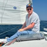Leeza Gibbons Instagram - Hemingway said "A man is never lost at sea". What is it about the ocean that invites us to search for answers even without needing to find them? My husband arranges most of the trips and adventures in our life, I'm so glad he found this one to share with family. #sailing #wearefamily❤️ #ogunquit