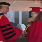 Leeza Gibbons Instagram - And she's on her way....congrats @kellyyfenton and family! Another stellar graduate from @wesleyan_u . We were SO happy to share this moment! #graduate #wesleyan #congrats Wesleyan University