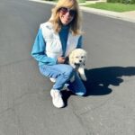 Leeza Gibbons Instagram - My little walking partner giving me that "I'm over it" look. He always wins. #walk #girlsbestfriend