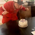 Leeza Gibbons Instagram - No one celebrates bigger or better than my husband Steven. His birthday is today but we've pretty much been at it for a week! That's a whole lot of cake! 🎂 I love you birthday boy! #