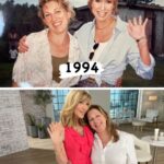 Leeza Gibbons Instagram - Two women, Three decades apart...This is my friend and colleague Nina Resnikoff from the 90's and today. We met on a project in Fiji ( where the first picture was taken) for a @tonyrobbins project with #GuthyRenker and the bottom picture is in LA for another Guthy/Renker product. We felt the same affection and admiration for each other as we always have, as we remarked how fortunate we are to still be working and contributing and loving it! Nina was, and is, a great creator/producer/executive/director . Perhaps more than that, she is proof-positive that girls compete, but women inspire. #thewaywewere #nevergiveup #womenwholead #purpose