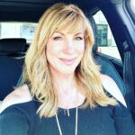 Leeza Gibbons Instagram - Anyone else set up phone zoom meetings in your car because of time? Yeah, well....this was me checking the shot before my phone meeting .....only to have my phone shut -off from overheating. I've never had that happen before. Daily evidence of global warming . #zoomonthego