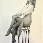 Leeza Gibbons Instagram - Somebody thought it was a good idea to literally put me on a pedestal for this photo. shoot! It's from Wayback in the day....a publicity shot for our show "John and Leeza direct from Hollywood" ! I'm having fun cleaning the garage and finding these goodies! The show didn't last very long, but the memories are for a lifetime.#olddays #paramount #tvtalk #PR #JohnTesh #wayback