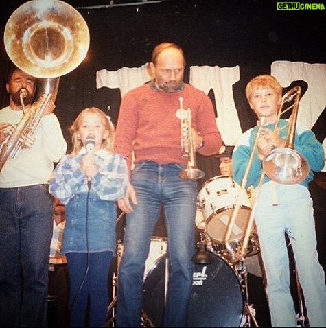 Lenka Instagram - 1980s stage denim, courtesy of me and my family at the #merimbulajazzfestival ✌️#throwback #lovesthestage #1980s #jirikripac