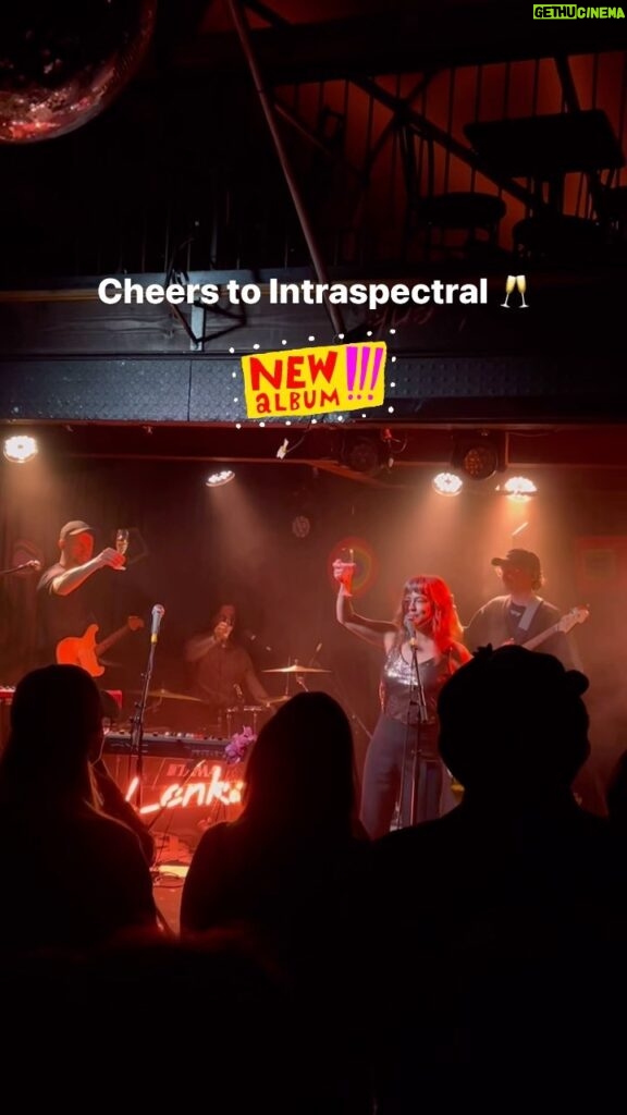 Lenka Instagram - Celebrating Intraspectral on tour in Melbourne tonight!