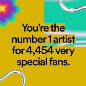 Lenka Instagram - I really love this @spotifyforartists #Spotifywrapped thing - SO INTERESTING to see it broken down like this! What data they have! 🤯
Thank you from the bottom of my heart to everyone who streamed my music this year. I’m so touched. 🥺🥰