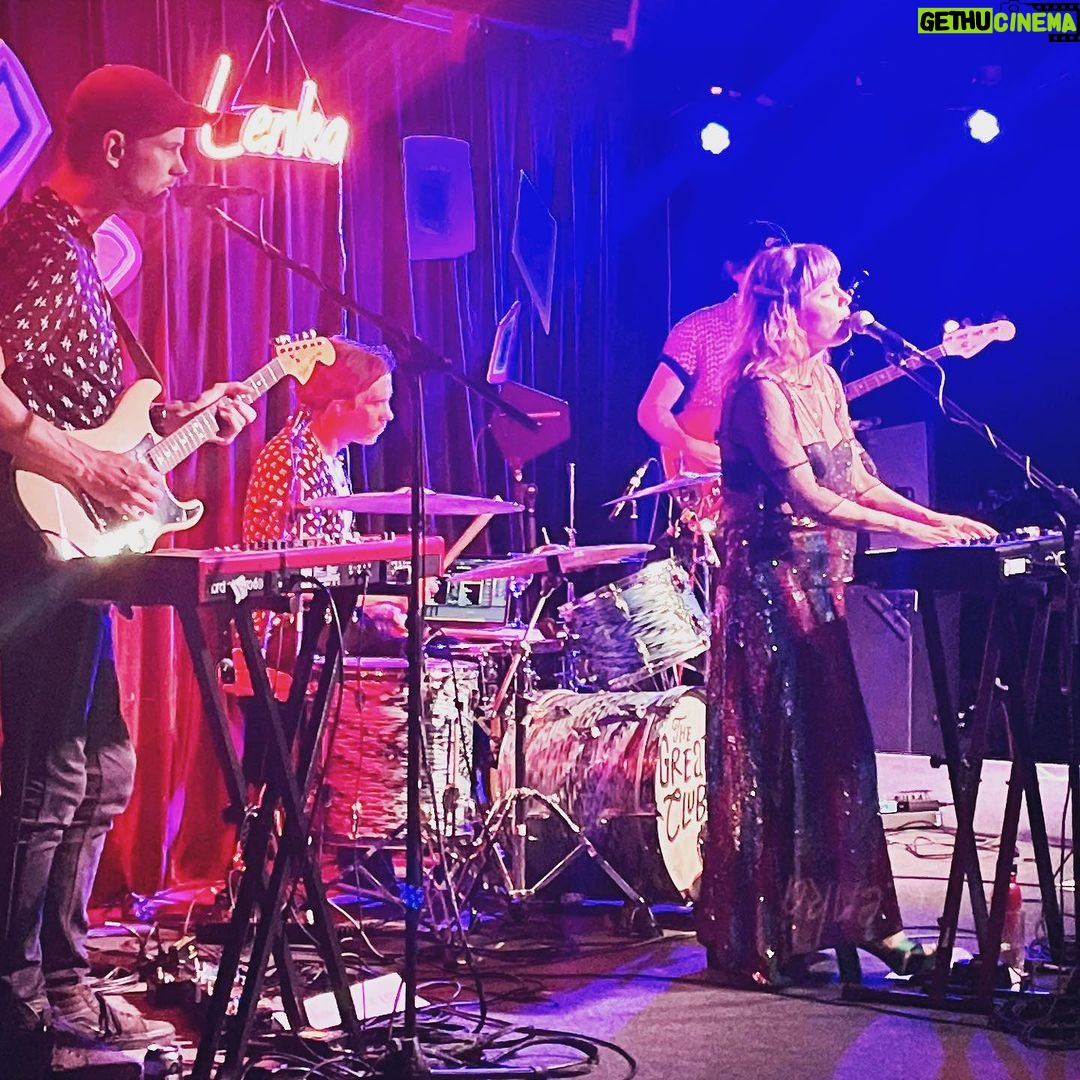 Lenka - 477 Likes - Thank you Sydney for the perfect show to end this tour!
So special to have friends and family there too to enjoy my last show for 2023. Thanks to my amazing band @davejenkinsjr @bnjmncrbtt @r_m_james and @jeffeofficial for being a lovely opening act and to @craftmusicagency for putting together this run…
Amazing rainbow skirt by @frankies_melbourne
Photos by @electricdna
🌈💋🌈💋🌈💋🌈💋