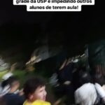 Leonardo Siqueira Instagram - Aconteceu ontem no chamado QIB (Quinta i Breja). Esses “estudantes” não deixaram ter aulas. E durante esse evento derrubaram a grade que separa um espaço da ECA, Escola de Comunicação e Arte, chamado canil. Estão, literalmente, destruindo o Patrimônio Público e impedindo àqueles que querem estudar de verdade de terem aulas. Vou enviar um requerimento ao Reitor da USP e exigir a responsabilização de quem vandalizou a Universidade. Destruir patrimônio público é crime.