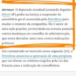 Leonardo Siqueira Instagram - Aqui não lagartixa. Aqui é azulejo. Pedimos para SUSPENDER essa Assembleia Extraordinária que vai mudar o Estatuto pra acomodar indicação política! E vamos continuar pressionando e deixando eles na defensiva! Qual a próxima movimentação? Dizer que não era uma reunião? Assim como disseram que não iam mudar o Estatuto iam apenas atualizar? Flecha neles!