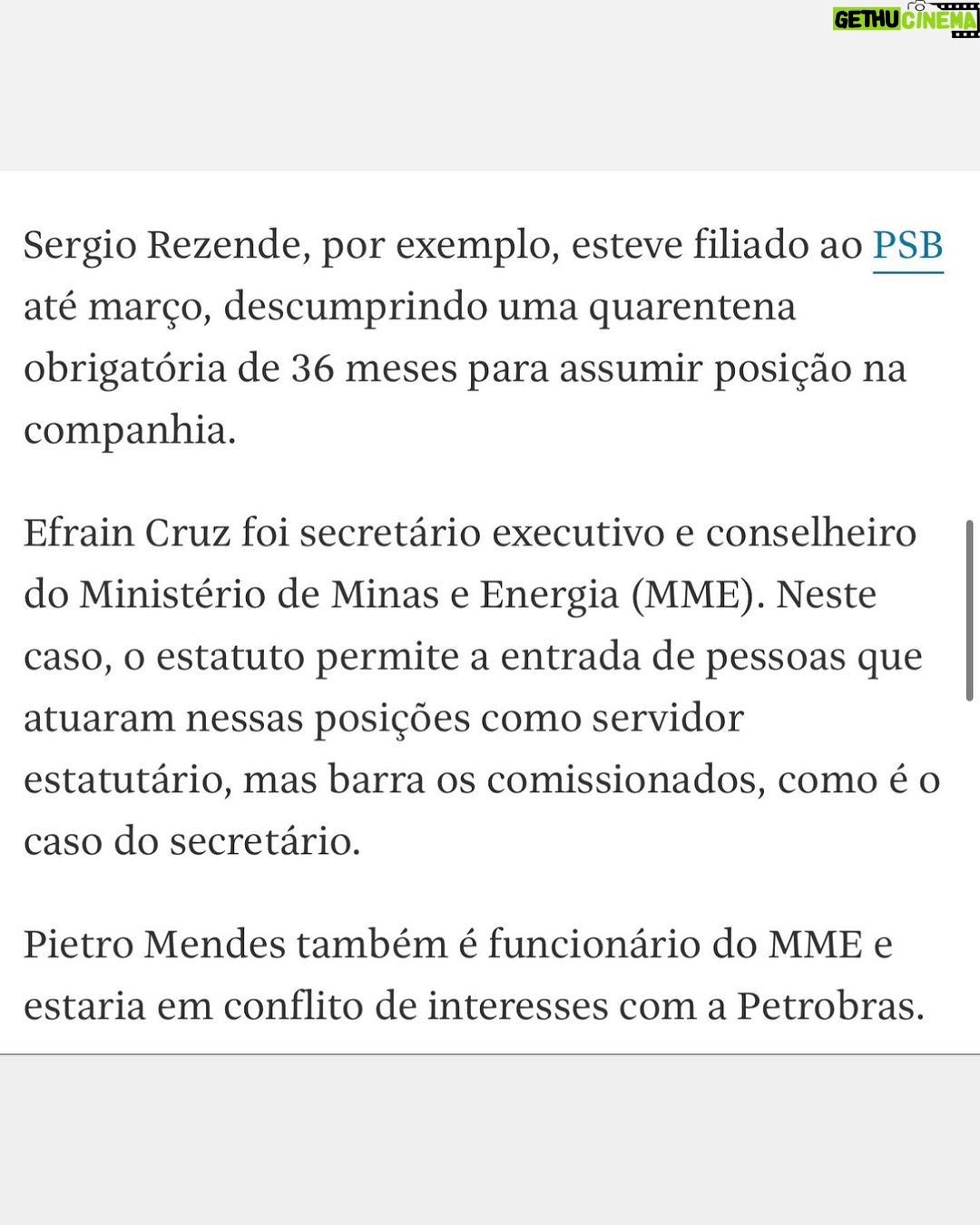 Leonardo Siqueira Instagram - Aqui não lagartixa. Aqui é azulejo. Pedimos para SUSPENDER essa Assembleia Extraordinária que vai mudar o Estatuto pra acomodar indicação política! E vamos continuar pressionando e deixando eles na defensiva! Qual a próxima movimentação? Dizer que não era uma reunião? Assim como disseram que não iam mudar o Estatuto iam apenas atualizar? Flecha neles!