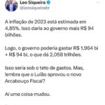Leonardo Siqueira Instagram - A 2ª opção, de fato é a menor pior, mas deveria ter escolhido uma 3ª, cumprir a meta.