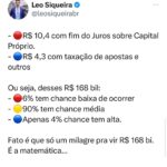 Leonardo Siqueira Instagram - A 2ª opção, de fato é a menor pior, mas deveria ter escolhido uma 3ª, cumprir a meta.