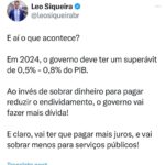 Leonardo Siqueira Instagram - A 2ª opção, de fato é a menor pior, mas deveria ter escolhido uma 3ª, cumprir a meta.