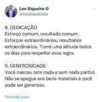 Leonardo Siqueira Instagram - No mundo em que ter sucesso é ser famoso por dancinha no TikTok. Ou que muitos desistiram de SER e preferem apenas TER, quais valores você vive pra si? Quais valores você quer passar para a sua família? 13 LIÇÕES DE UM CAVALEIRO é um guia pra quem quer viver uma vida de verdade!