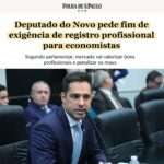 Leonardo Siqueira Instagram - Atenção aos economistas que pagam Corecon a contragosto. Pedimos o fim da exigência do Corecon!