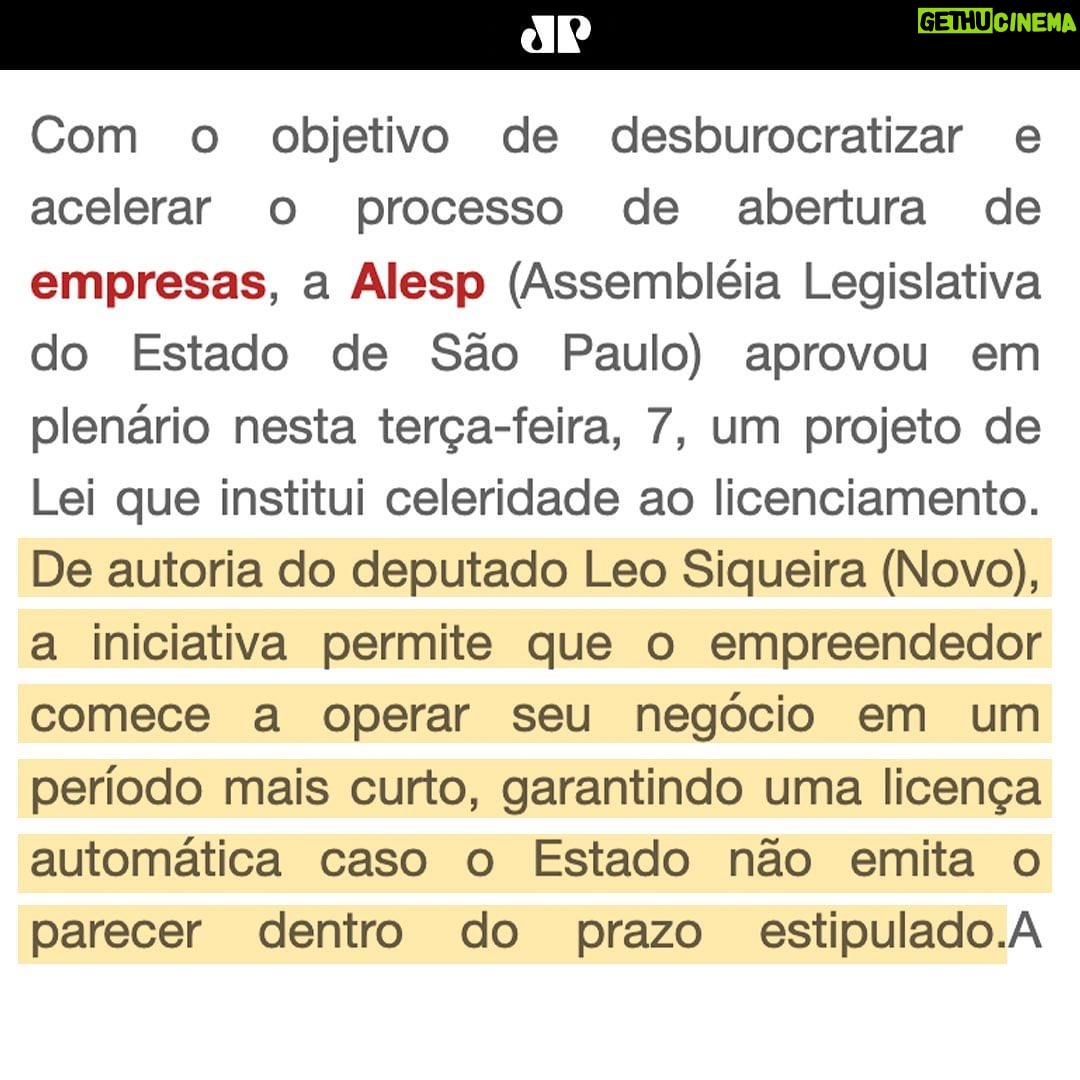 Leonardo Siqueira Instagram - Se você tem um negócio de baixo risco, você vai poderar abrir seu negócio sem esperar alguém te autorizar. “Aqueles que produzem não deveriam depender da autorização de quem não produzem nada!” São os empreendedores que geram emprego e riqueza, não os políticos! E como diria Abraham Lincoln: - Não se fortalece o fraco, enfraquecendo o forte. - Não se ajuda o recebedor de salário, prejudicando o pagador de salário. - Não se ajuda os pobres, prejudicando os ricos!