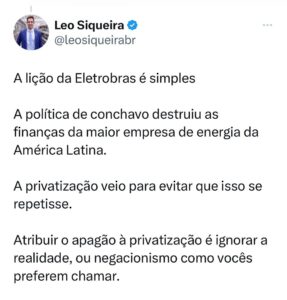 Leonardo Siqueira Instagram - Oi, Janja! Por que você insiste em falar sobre o que desconhece?