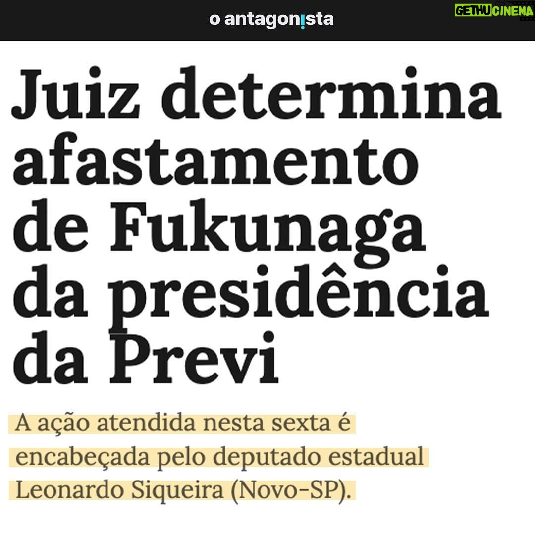 Leonardo Siqueira Instagram - O cara foi afastado pelo nosso pedido. Voltou! Foi afastado de novo! E.se voltar, vamos pedir mais uma vez. Enquanto tem bambu tem flecha. Foi pra isso que 90.688 pessoas escolheram nosso nome nas urnas!