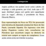 Leonardo Siqueira Instagram - Trabalha y Trabalha! Não deu nem 1 ano de mandato. Já afastamos sindicalista da Previ. Já aprovamos Projeto de Lei. Já pedimos afastamento de conselheiros da Petrobras. Já passamos o rolo compressor nos populistas! Isso que somos Deputado Estadual ainda.