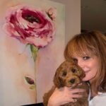 Leontine Borsato Instagram - Update week 1 met Obi 🐾 Het gaat geweldig, Obi slaapt de hele nacht door in haar bench en is overdag vooral lief , heel ondeugend en op avontuur 😂…… En ook Bella begint al aardig te wennen aan ons nieuwe gezinslid. Kortom; Ik ben compleet verliefd 🥰