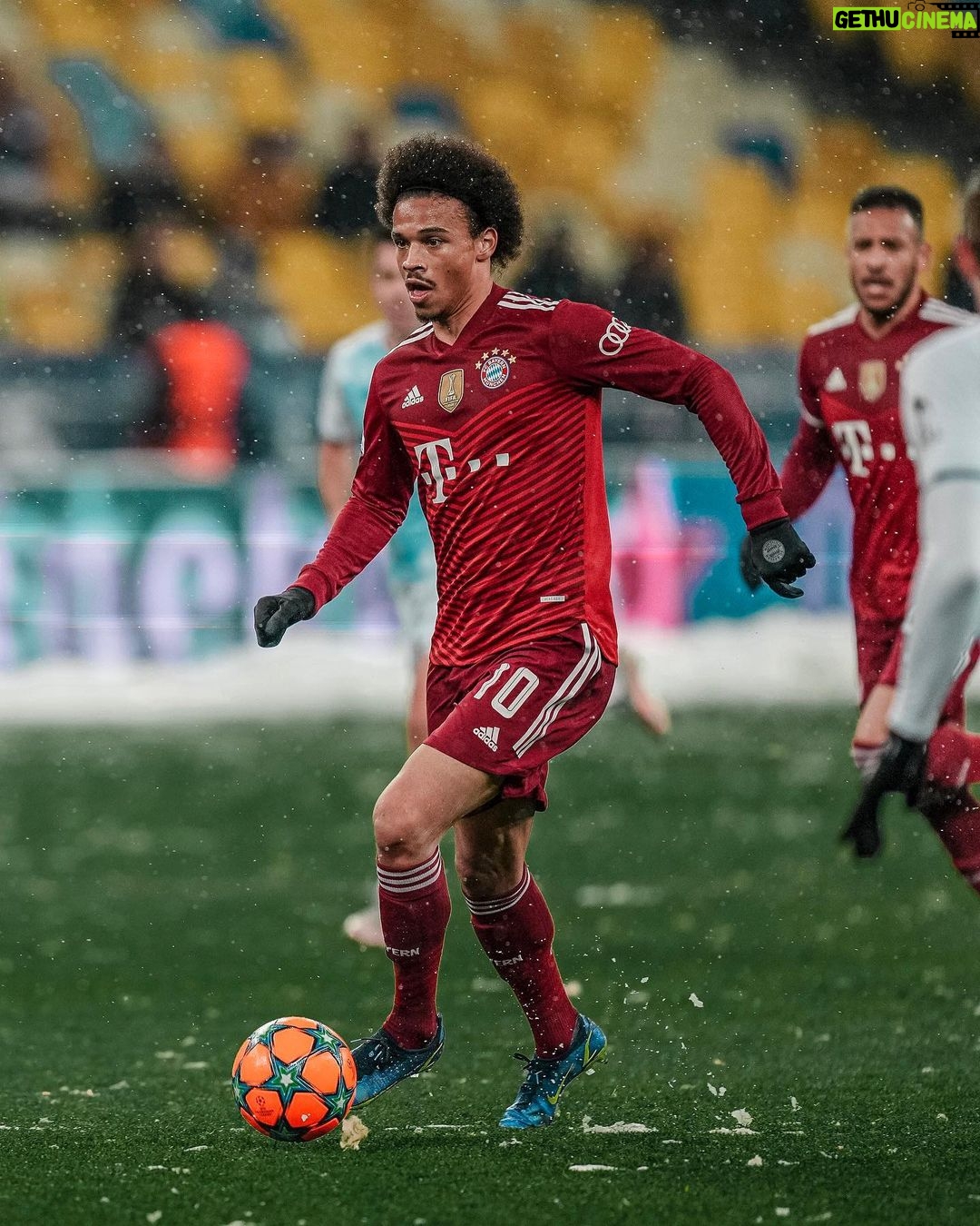 Leroy Sané Instagram - Snowy three points in Kiev 🥶 #inSané