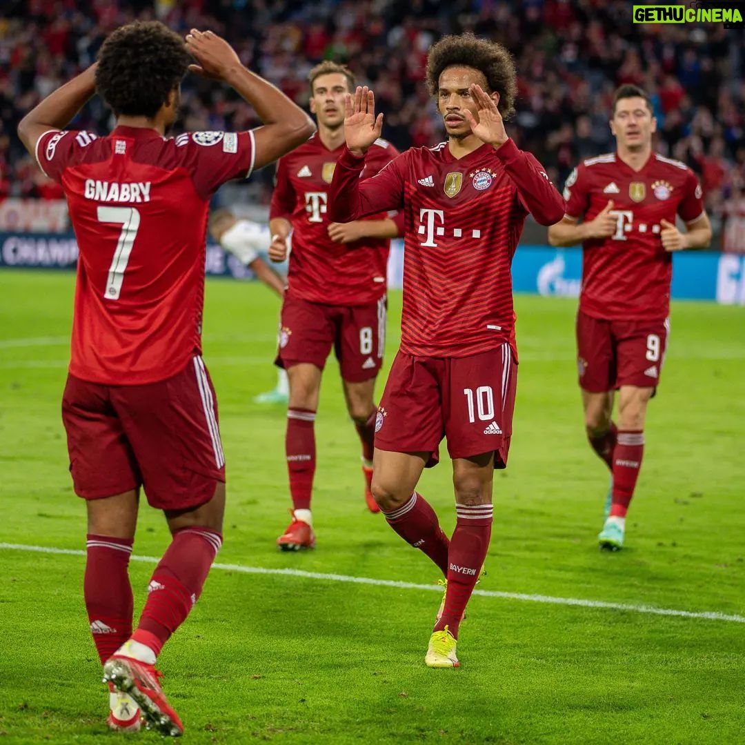 Leroy Sané Instagram - That was fun. Thanks for today's support. #inSané #UCL Allianz Arena