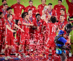 Leroy Sané Instagram - 1st one 🏆✔️🙌🏾 #SuperCup #inSané