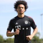 Leroy Sané Instagram - A good first training session 😁 #inSané München Säbener Straße