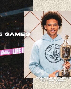 Leroy Sané Instagram - First of all, thank you Citizens! Thanks so much for the great time and all the support over the last 4 years. It has been a really intense and successful time which I surely won't forget. We won many games, scored a ton of goals, broke a couple of records and celebrated 7 trophies together. 
Thanks to all the fans, to the staff and to my teammates! I will always remember this time with great joy and pride. Also thanks to my coach who has made me a better player and has a large share of my PFA Young Player of the Year award 2018. I've learned a lot and I'm very proud to have been part of this journey.