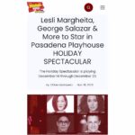 Lesli Margherita Instagram - NEXT UP! (ET voice) Hoooommmmeeee!! @pasadenaplayhouse The 2023 Tony winner for Regional theater is one of my absolute faves and when @dannyfeld @pamstinkleton and @scandalblair ask… it’s an automatic UH DUH. 🎄❤️💚
