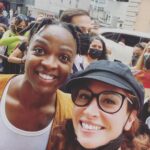Lesli Margherita Instagram - Hi. This is my friend @mynameisaramie and this pic was taken today after I bawled for 20 mins losing my entire mind seeing him give one of the greatest performances onstage I’ve ever seen as MJ in @mjthemusical. As a kid who wore a sequined glove everywhere- believe me when I tell u he WAS Michael. If u get to see him in this rad show- count yourself lucky.