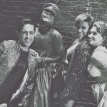 Lesli Margherita Instagram - My fave pic from backstage at Bares taken by the genius @themichaelkushner - so happy to be performing live again with my frens @arianadebose @nathanleegraham @maulikpancholy 🌈💖
