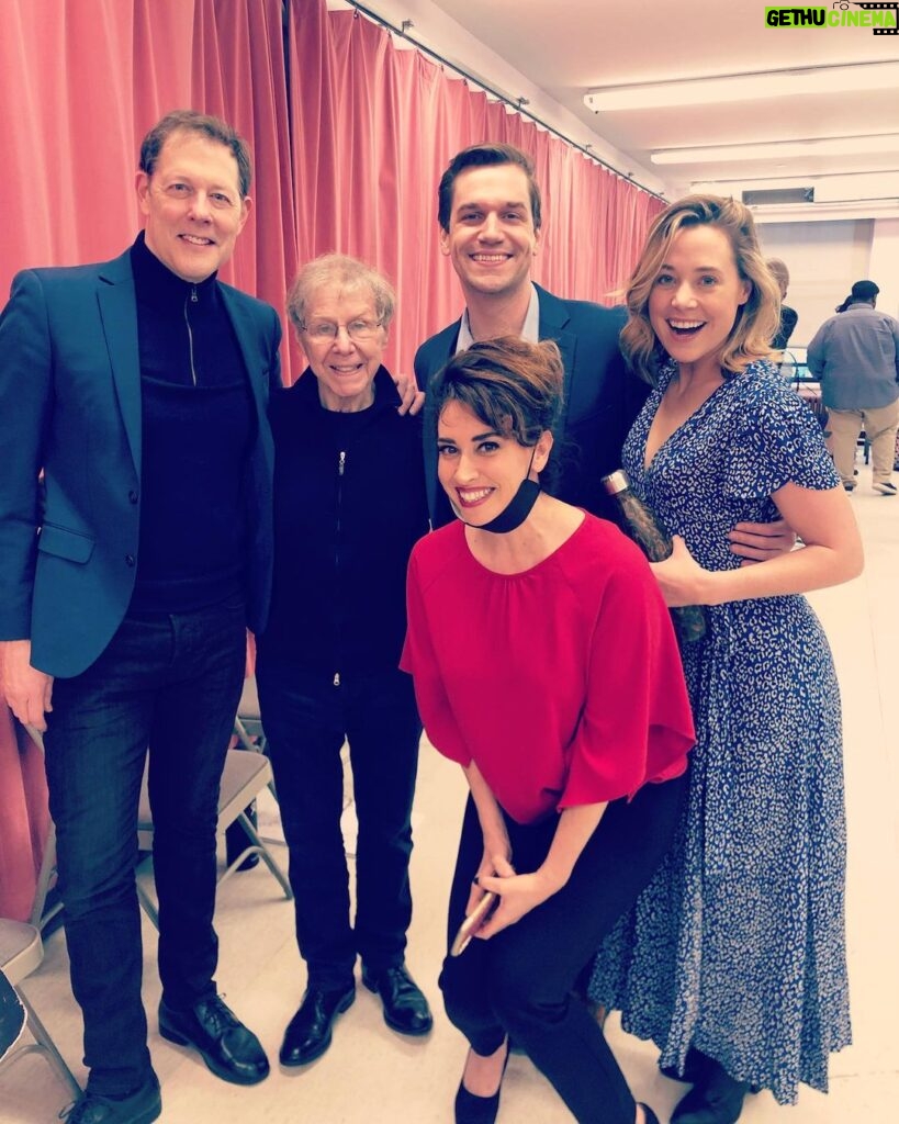 Lesli Margherita Instagram - Ok. Mr. Maury Yeston is a freaking LEGEND. LEG. END. So to be able to spend a week with him workshopping his new musical (and getting to duet with him!) was UNREAL. PLUS hanging with my genius pals? The best.