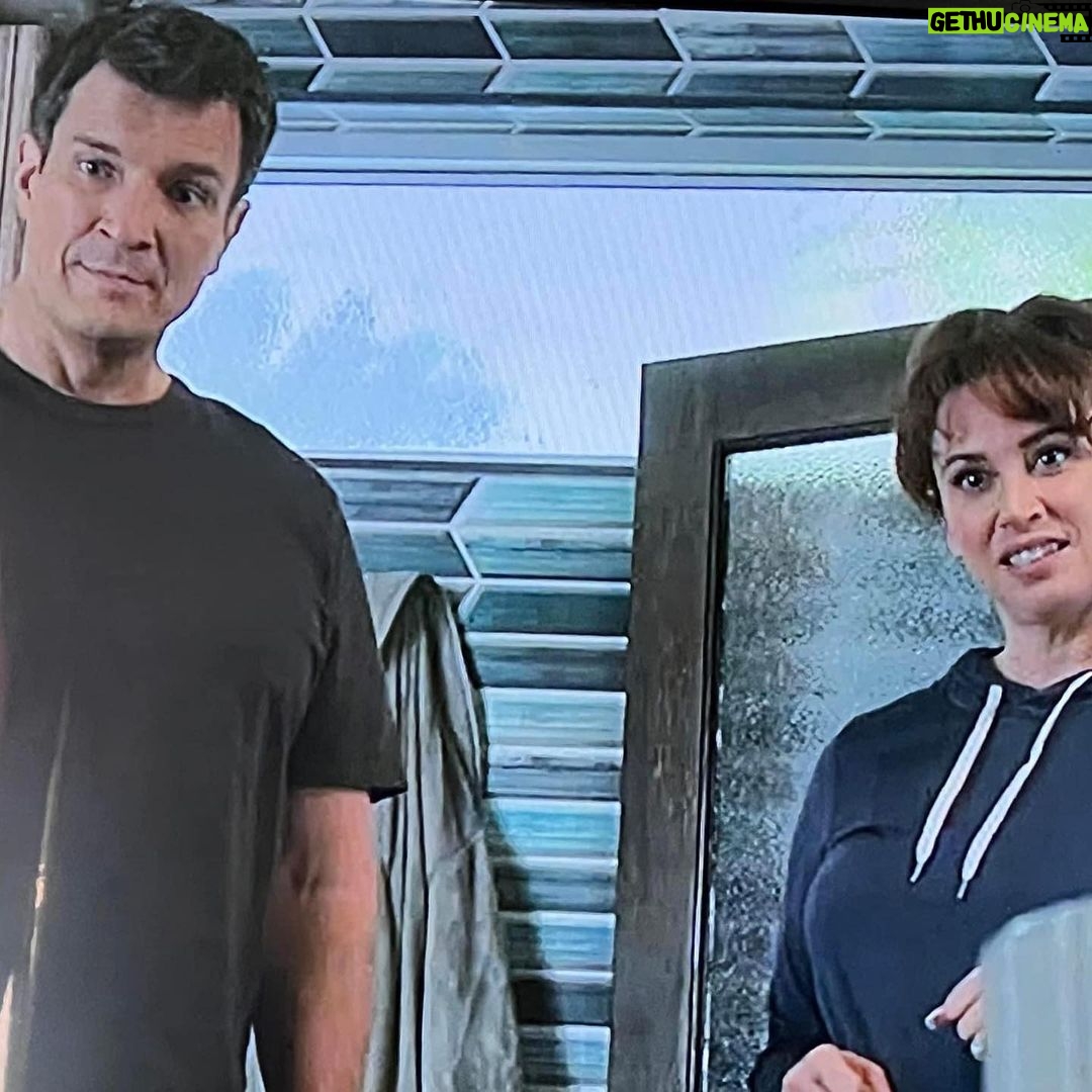 Lesli Margherita Instagram - I never watch anything I’m in unless forced lol so thanks for the @therookieabc love and especially for rad and often hysterical screenshots. I included a snap of my own on set but it’s just not as fun 🤣🤣