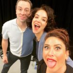 Lesli Margherita Instagram - Listen. As actors we do workshops. But when you get to do a completely original musical with only 3 people and a host of puppets… I mean. Best week with these fellow nutsos @mcclurerob and @alsilbs from the minds of the effing genius @darkotresnjak and @oraneldor - I was just the happiest puppet human ever.