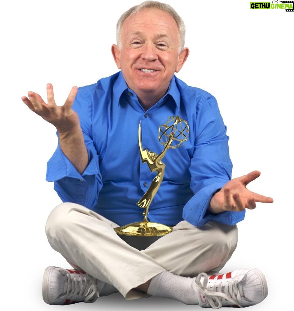 Leslie Jordan Instagram - Here’s Leslie showing off his Emmy for his role on Will and Grace. He would often brag about working with @meganomullally and would say “it’s like a tsunami of comedy genius just smacked you in the face.” As much as he loved social media, he wanted to be known for his acting. As for the Emmy, he said it was the only woman he ever slept with.