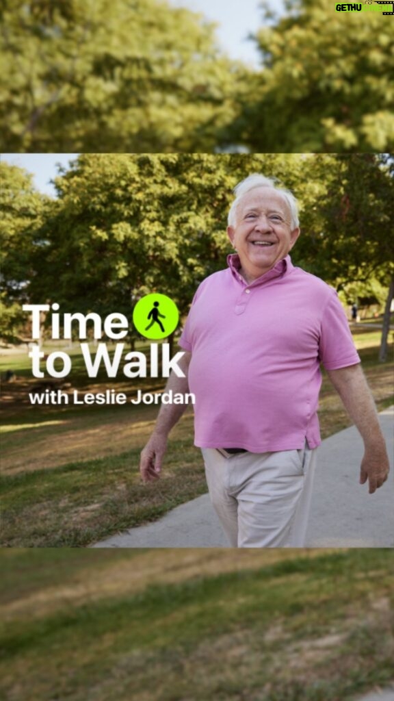 Leslie Jordan Instagram - Meet Emmy Award winner @thelesliejordan for a walk today. Leslie’s made you laugh on Will & Grace and made you jump in American Horror Story; get to know him on a more personal level in this #TimeToWalk episode. Listen as he discusses coming to terms with his sexuality and becoming comfortable in his own skin. Join in and be inspired today as you #CloseYourRings.