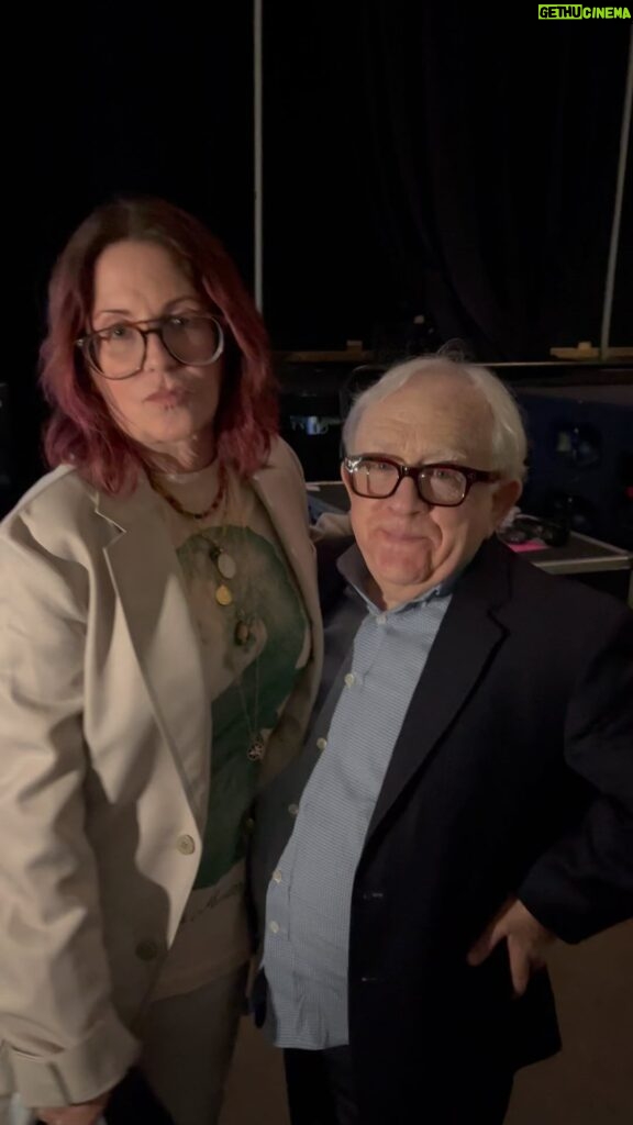 Leslie Jordan Instagram - With friends like this who needs enemies. I love you so much @meganomullally and thanks for all your love and support. I had a great time tonight. Love to Nick too. #willandgrace