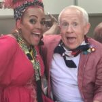 Leslie Jordan Instagram – From the set of Living the Dream with his sweet friend @kimfieldsofficial.
