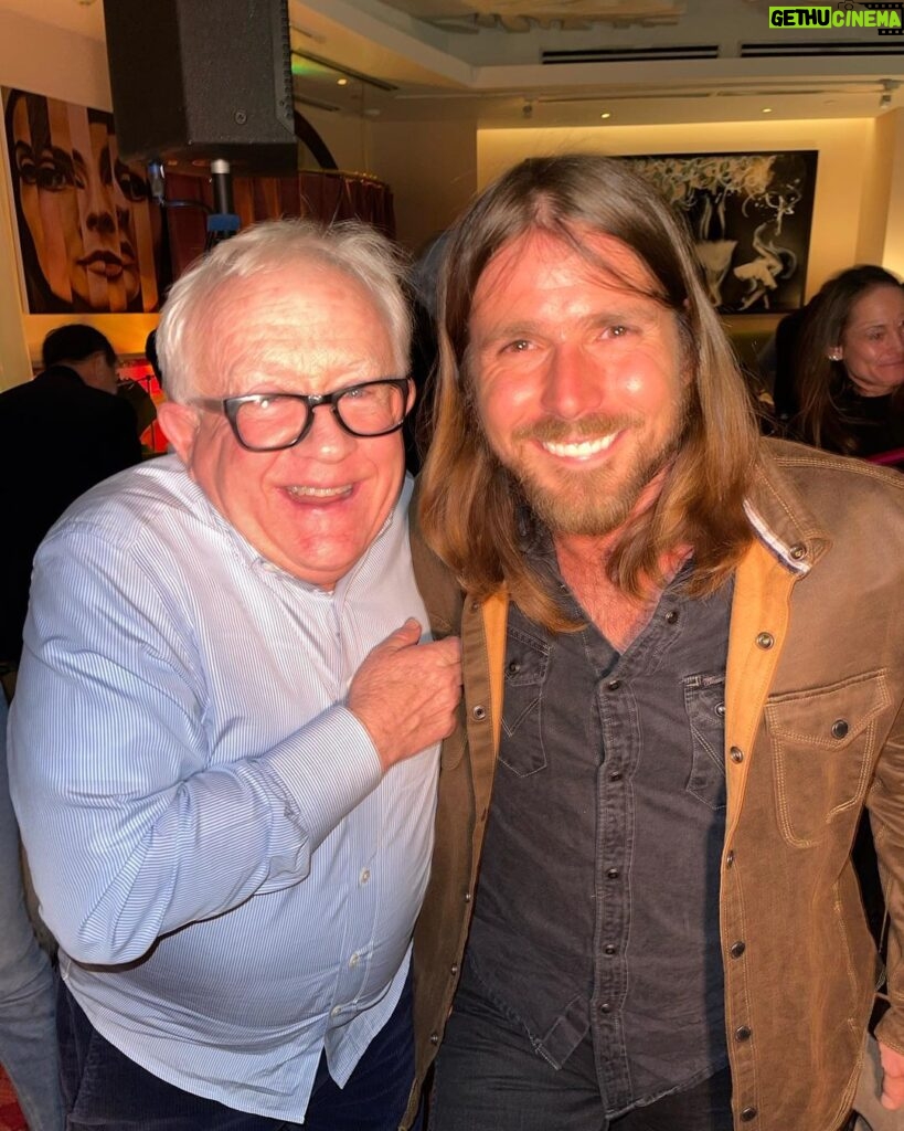 Leslie Jordan Instagram - Finally, a dream come true. I had the honor to meet and listen to @lukasnelsonofficial live and in person. Now this is music! I was blown away and I am honored to call him a friend. Swipe left to listen to a clip of him singing one of my favorite songs, Just Breathe. Thanks for a great time, Lukas. Love. Light. Leslie. @thesnowlodgeaspen