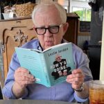 Leslie Jordan Instagram - Leslie reading about his favorite subject —— himself. He loved to make fun of himself and I think that’s what made him so relatable. He sat down and wrote this book in 6 weeks during the pandemic. Leslie was not known as a writer but this quick writing assignment was very impressive….and funny.