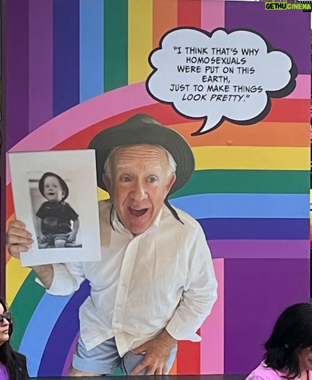 Leslie Jordan - 92.4K Likes - Leslie used this quote several times in interviews. He would often laugh when he said it because he was obviously joking, but …… I think he believed it was a tiny bit true. This photo and quote were part of the @lapride float that honored Leslie.