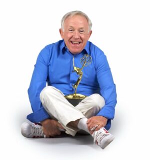 Leslie Jordan Instagram - Here’s Leslie showing off his Emmy for his role on Will and Grace.  He would often brag about working with @meganomullally and would say “it’s like a tsunami of comedy genius just smacked you in the face.” As much as he loved social media, he wanted to be known for his acting.  As for the Emmy, he said it was the only woman he ever slept with.