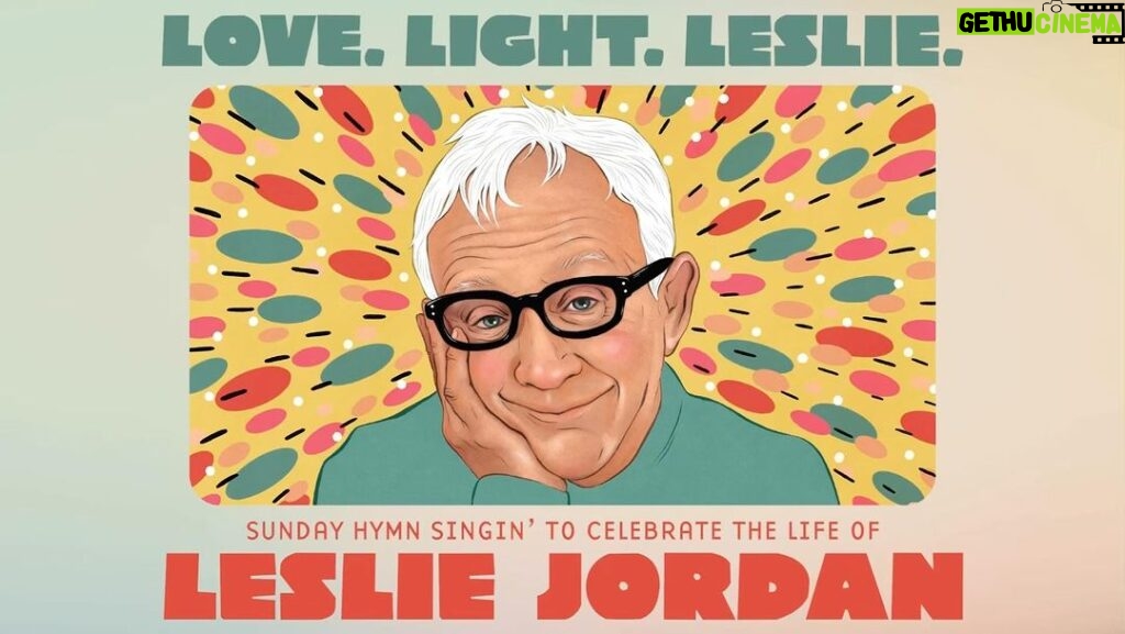 Leslie Jordan Instagram - Last night we celebrated Leslie and a life well lived and loved. In true Leslie fashion, it was a night of stories, music and comedy. Thank you to the City of @chattanooga, @delshores, @leannemorgancomedy, @travishoward and @dannymyrick. As Leslie would say, “you done good.” This is a clip of a video reel from the evening. Cover photo art by @abby_giuseppe