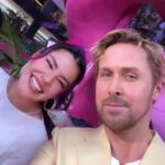 Lesslie Polinesia Instagram - Hi Barbie! 👋🏻🩷 Ayer estuvimos en la premier de #BarbiePelicula definitivamente trae un mensaje que va a revolucionar 🤍🩷 Se lo que tú quieras ser ✨ @barbie
